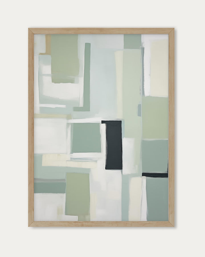 Green Abstract Art Print