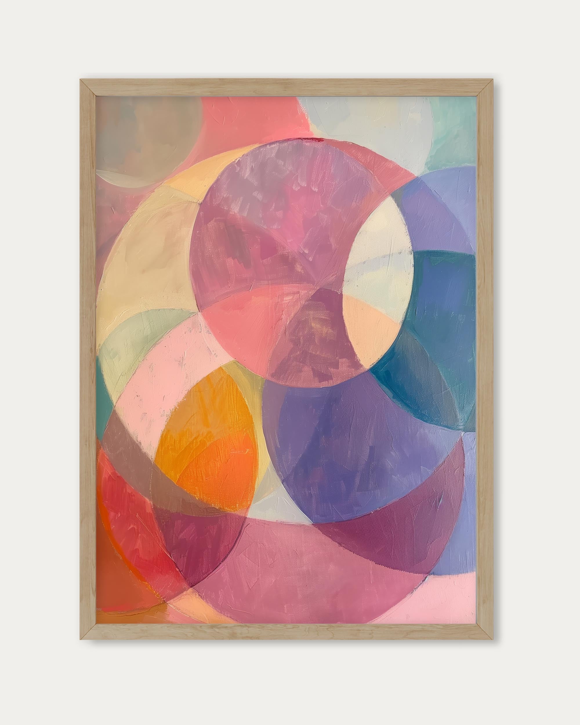 Colourful Circles Wall Art
