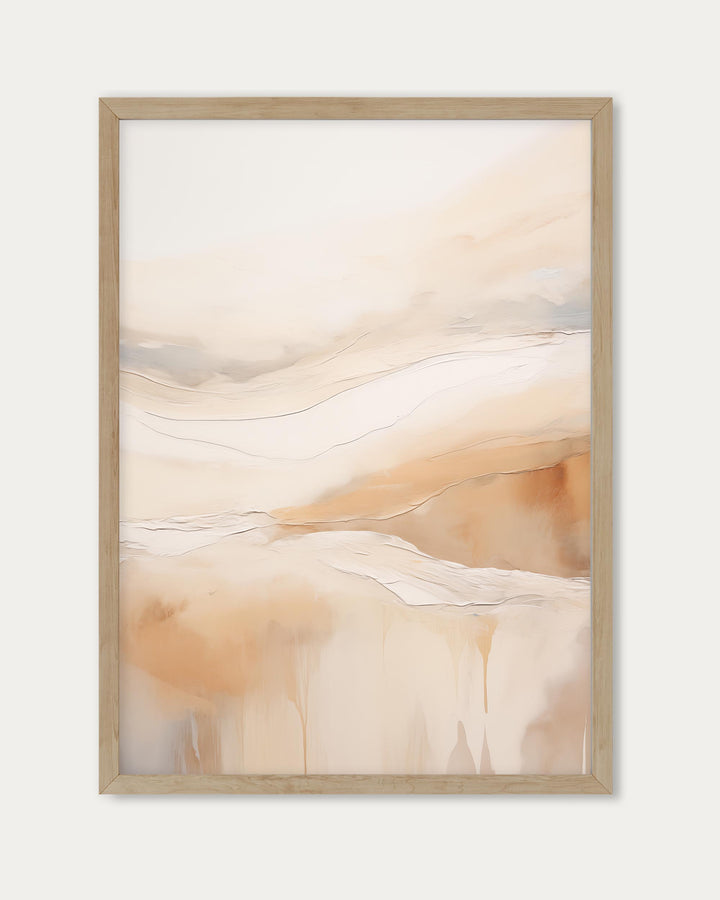 Marble Beige II Art Print