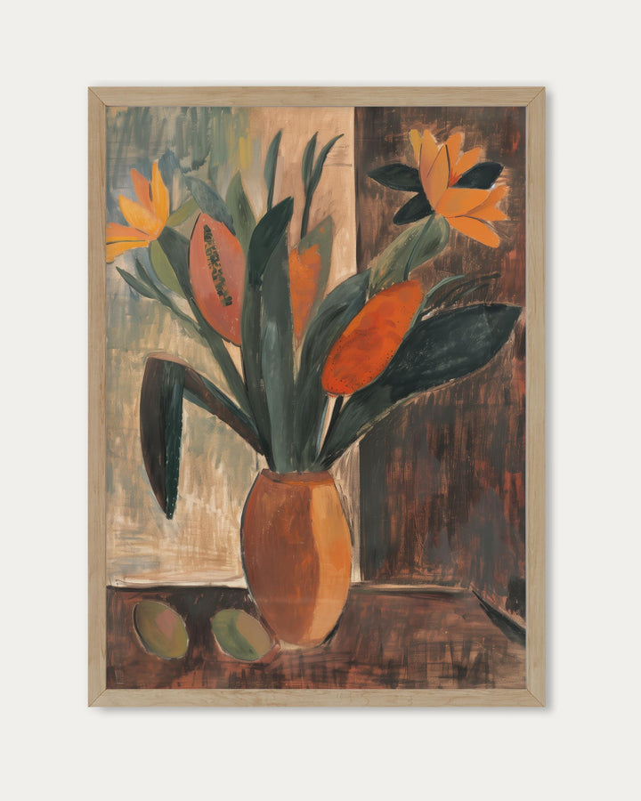 Flowers In Vase Wall Art Print