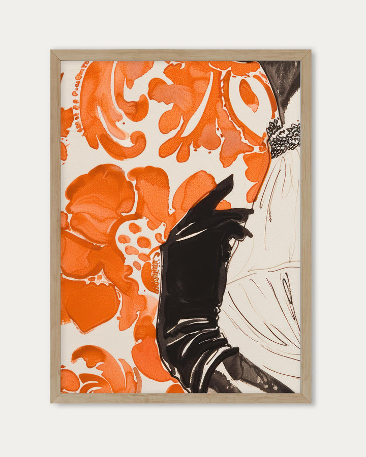 Black Glove Art Print