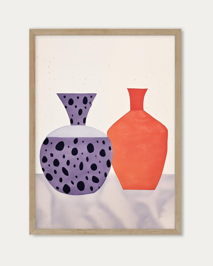 Two Vases II Art Print