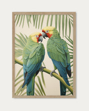 Two Parrots Wall Art Print