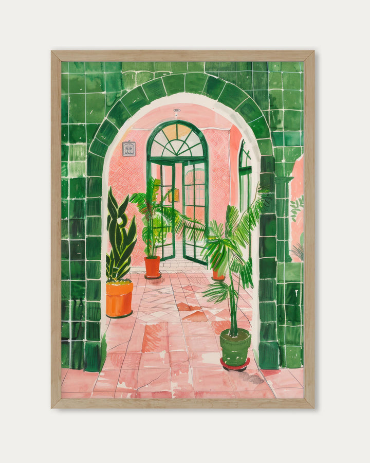 Tropical Resort Art Print