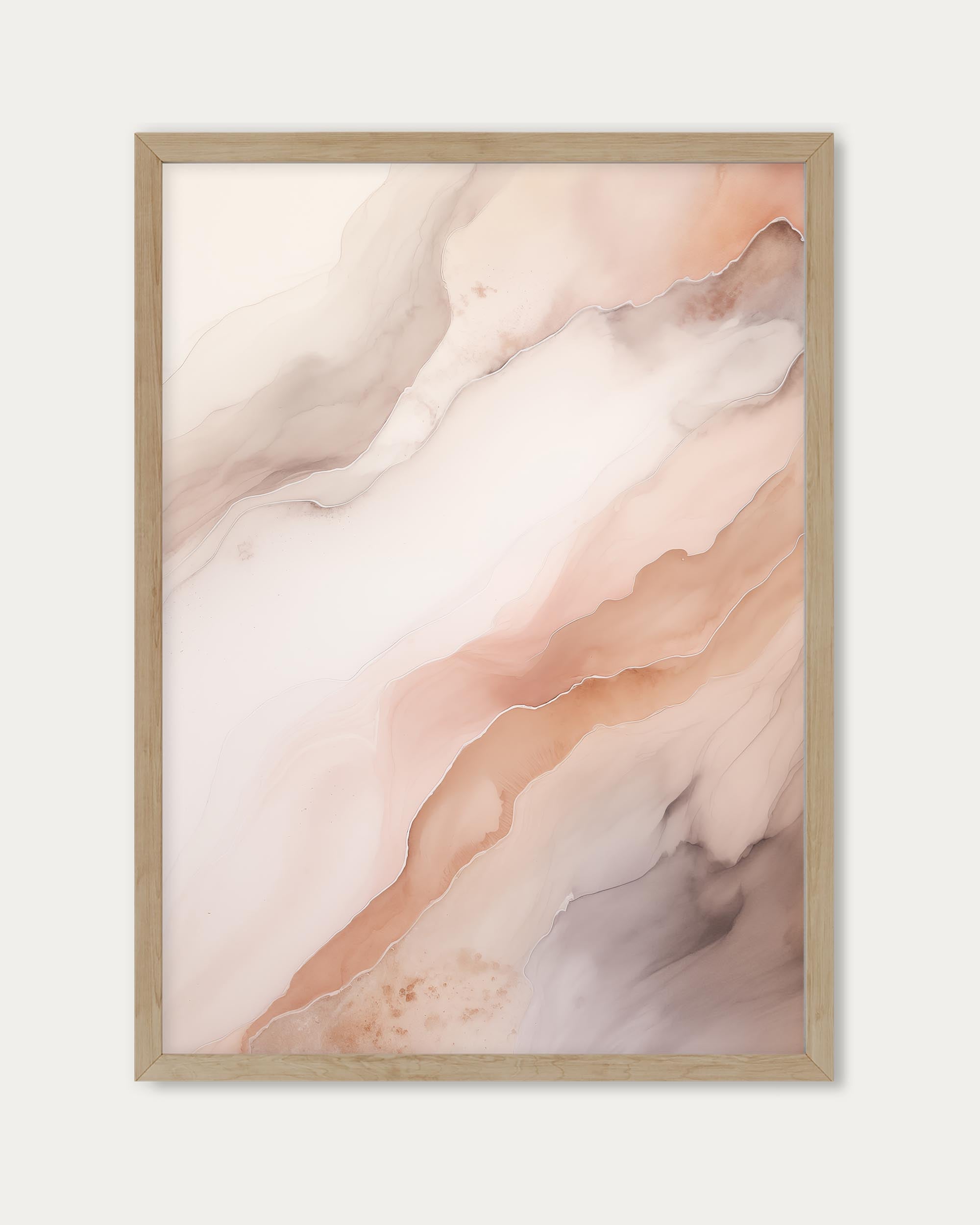 Pink Marble Art Print