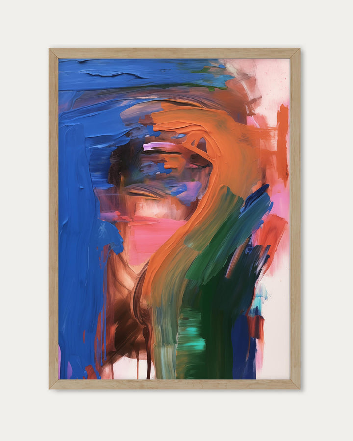 Vivid Abstract Colour II Art Print