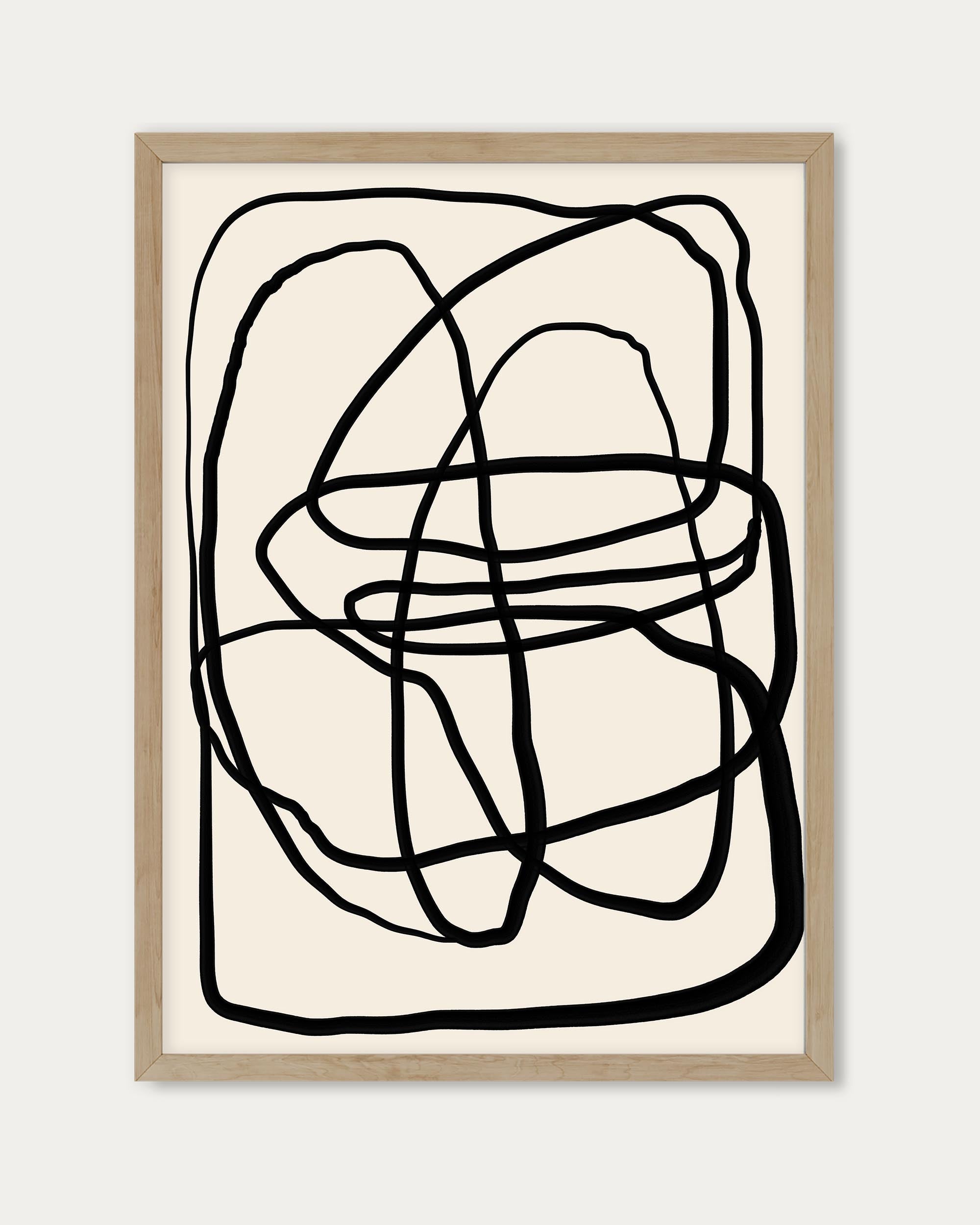 Mono Line II Art Print