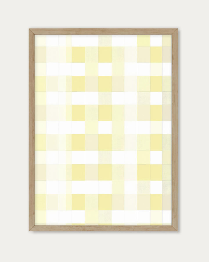 Yellow Pattern Art Print