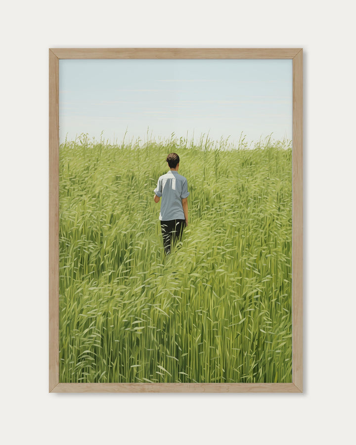 High Grass Wall Art Print