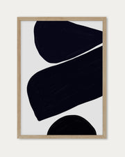 Balancing Shapes Monochrome Wall Art