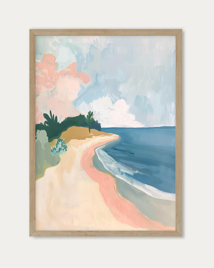 Beach Walk Wall Art Print