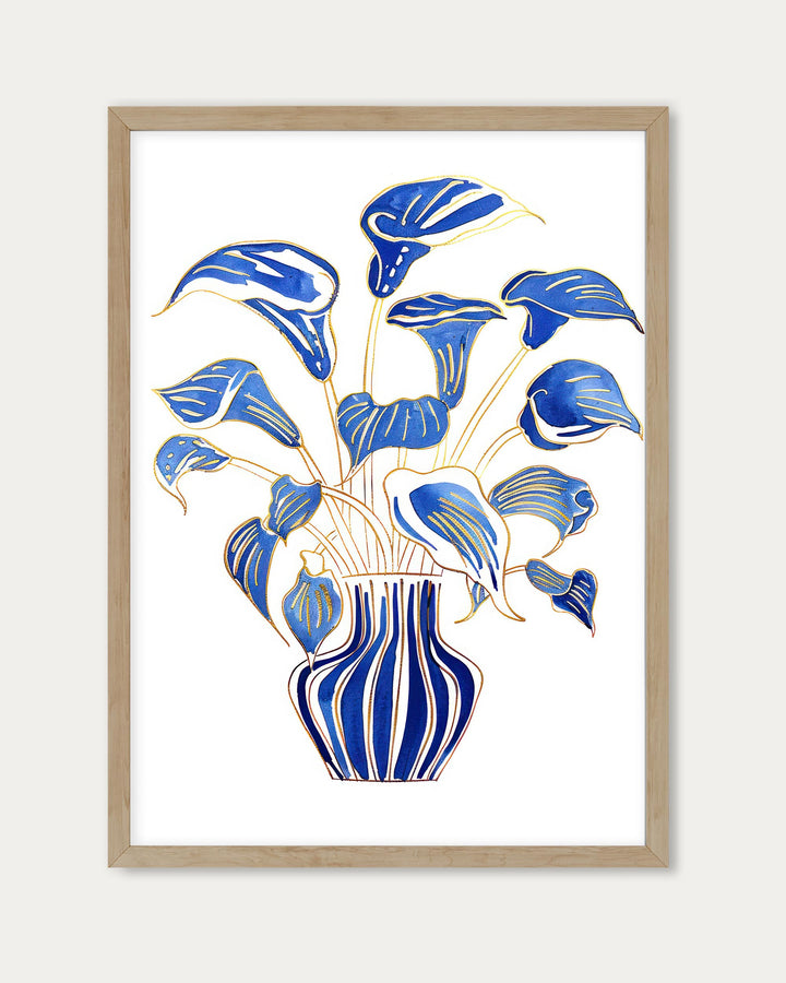 Lily Blue Art Print