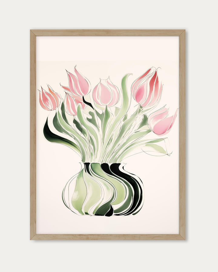 Pink Flowers Art Print