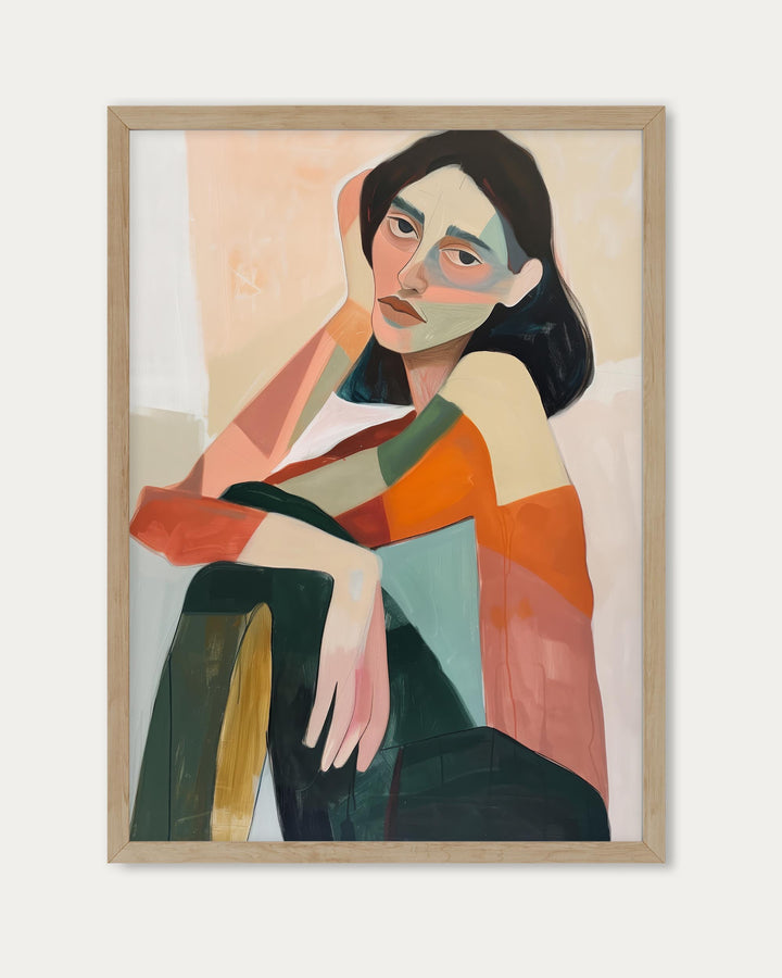 Checkered Dress Wall Art Print