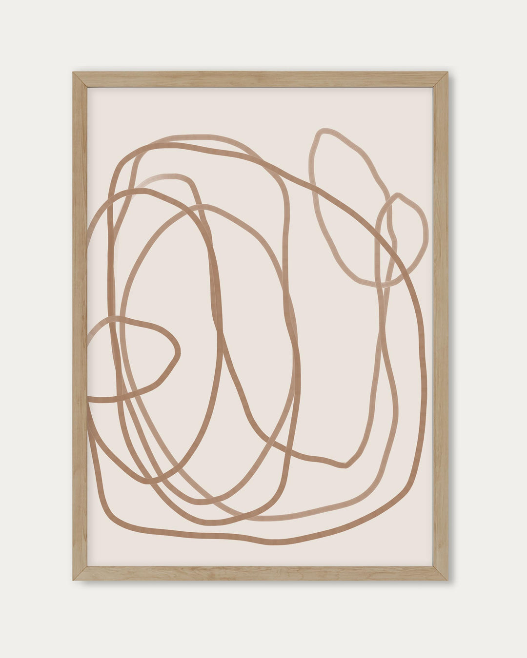 Abstract Golden Line Wall Art