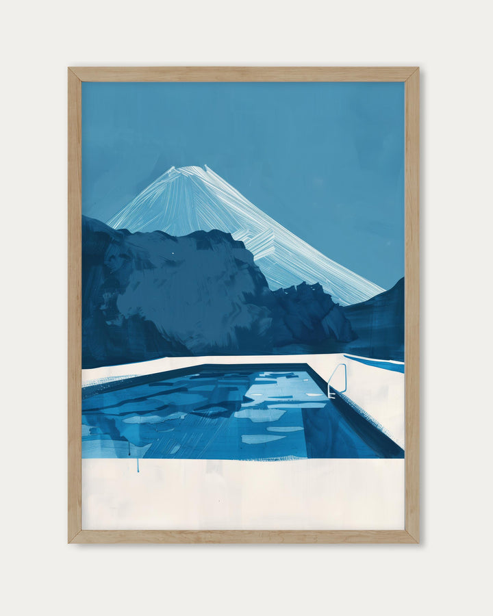 By The Pool Art Print