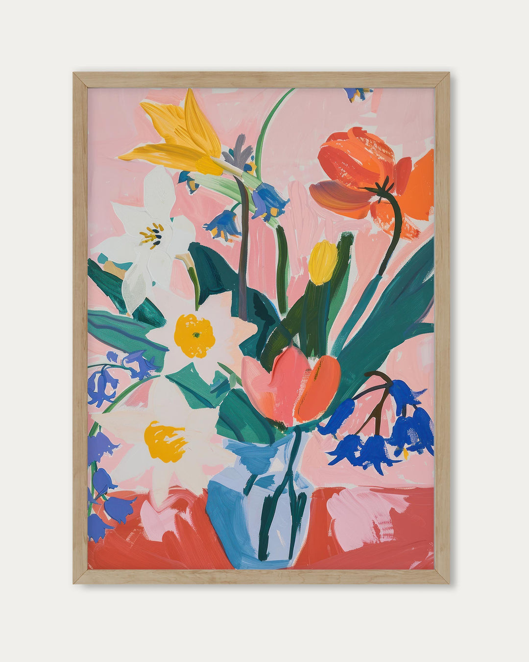 Colourful Flowers Wall Art