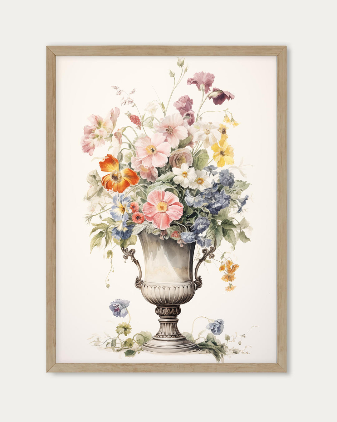 Roma Flowers Wall Art Print