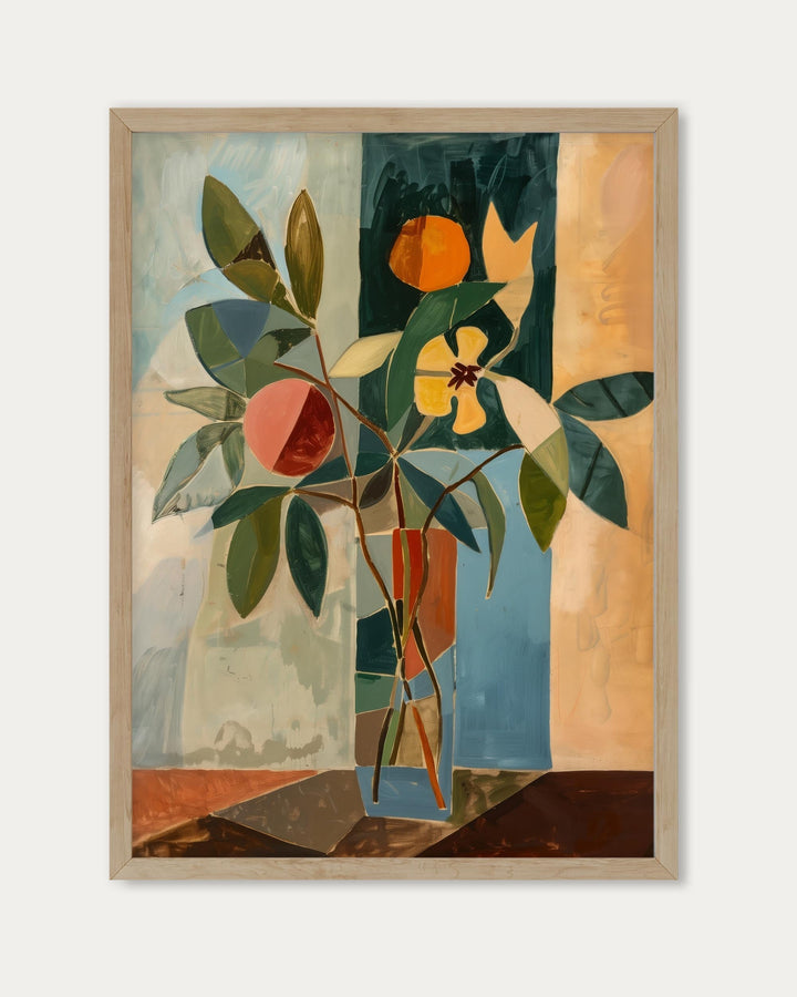 Mosaic Flowers Wall Art