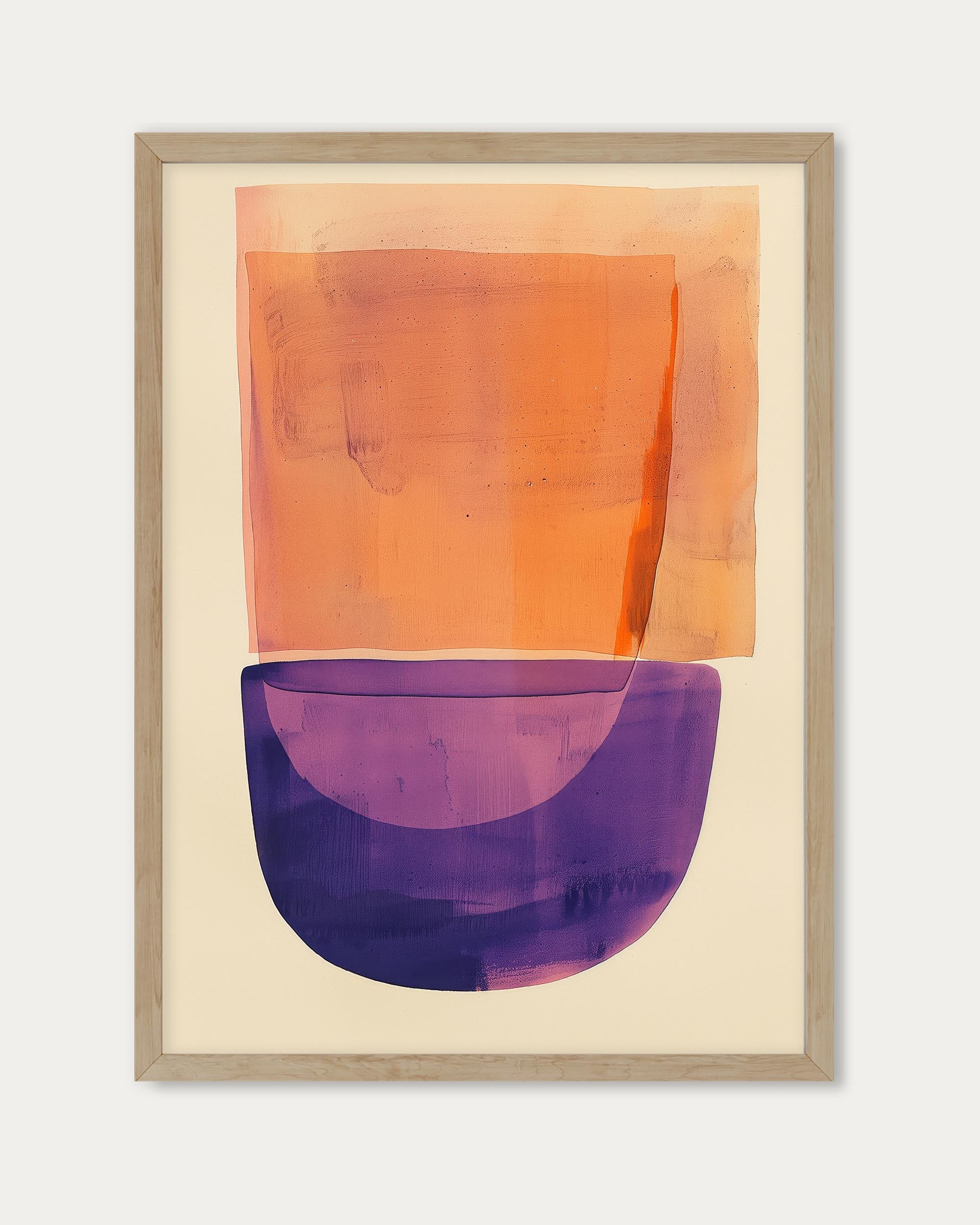 Orange And Purple Wall Art