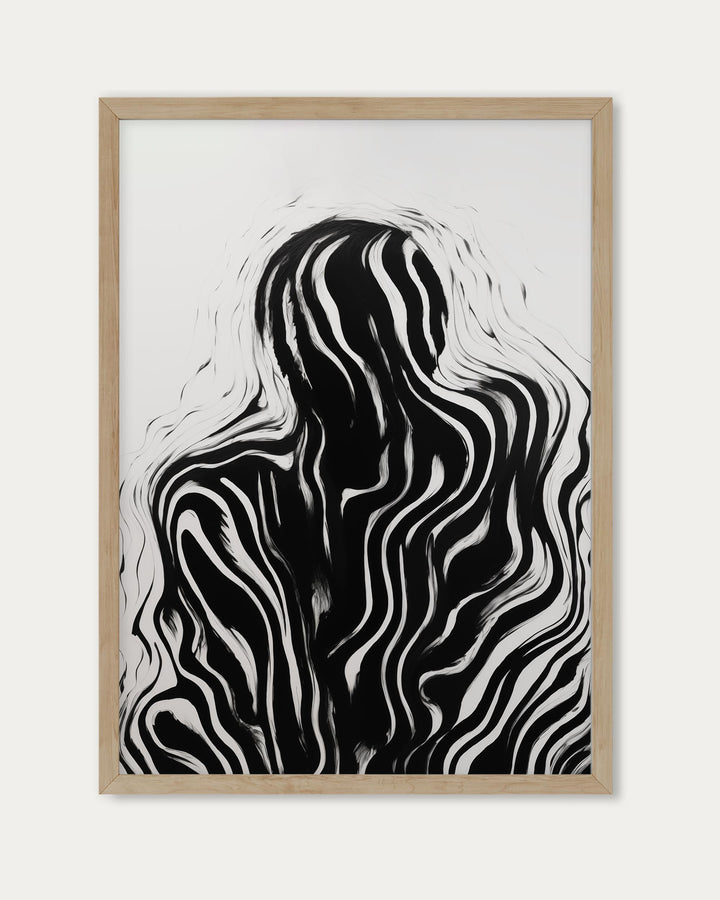 Monochrome Shadows II Art Print
