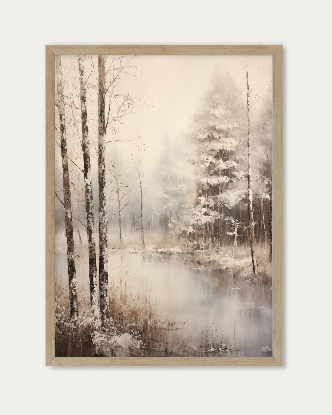 Snowy Forest Wall Art