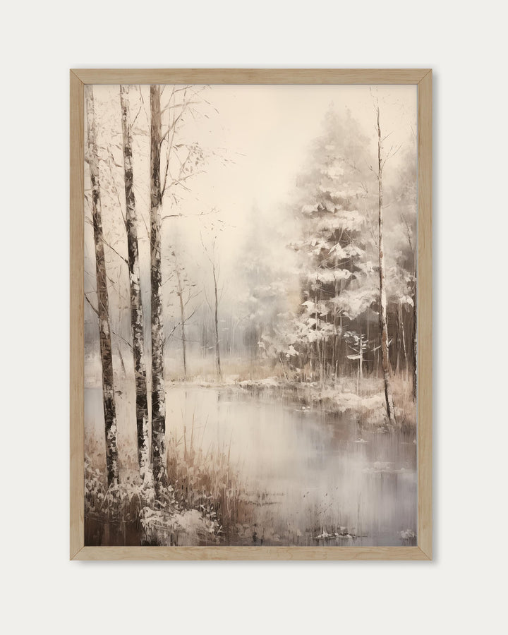 Snowy Forest Wall Art