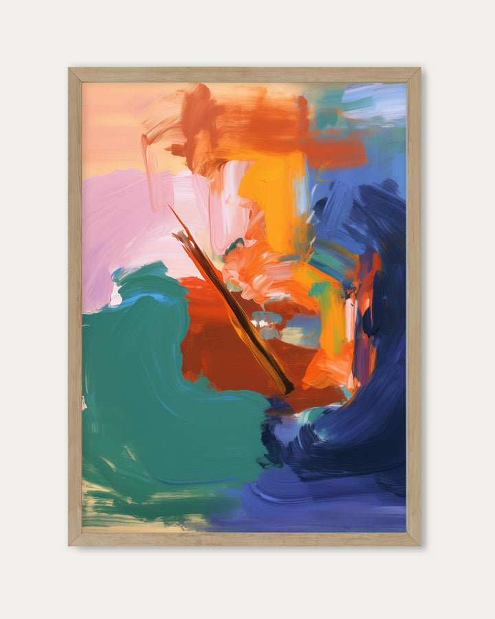 Vivid Abstract Colour III Art Print