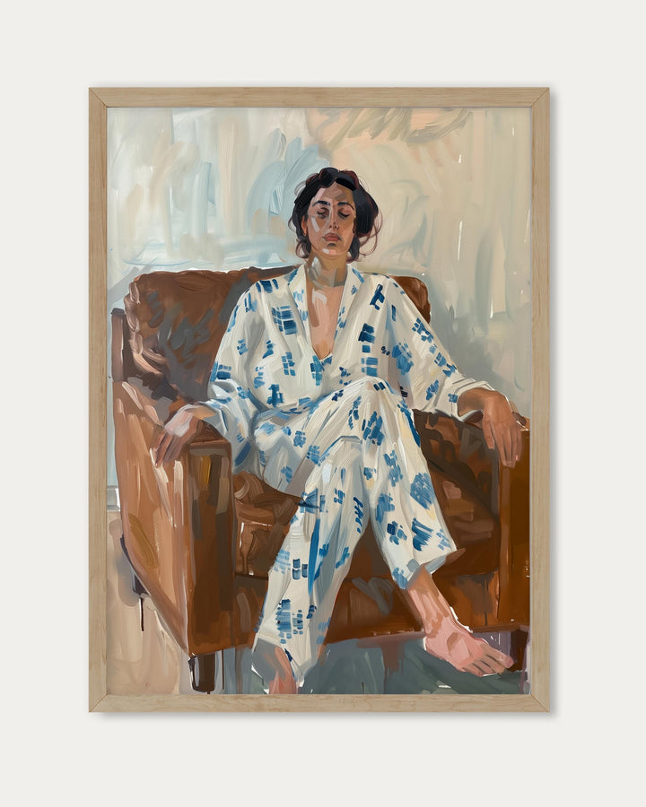 Silk On Leather Wall Art