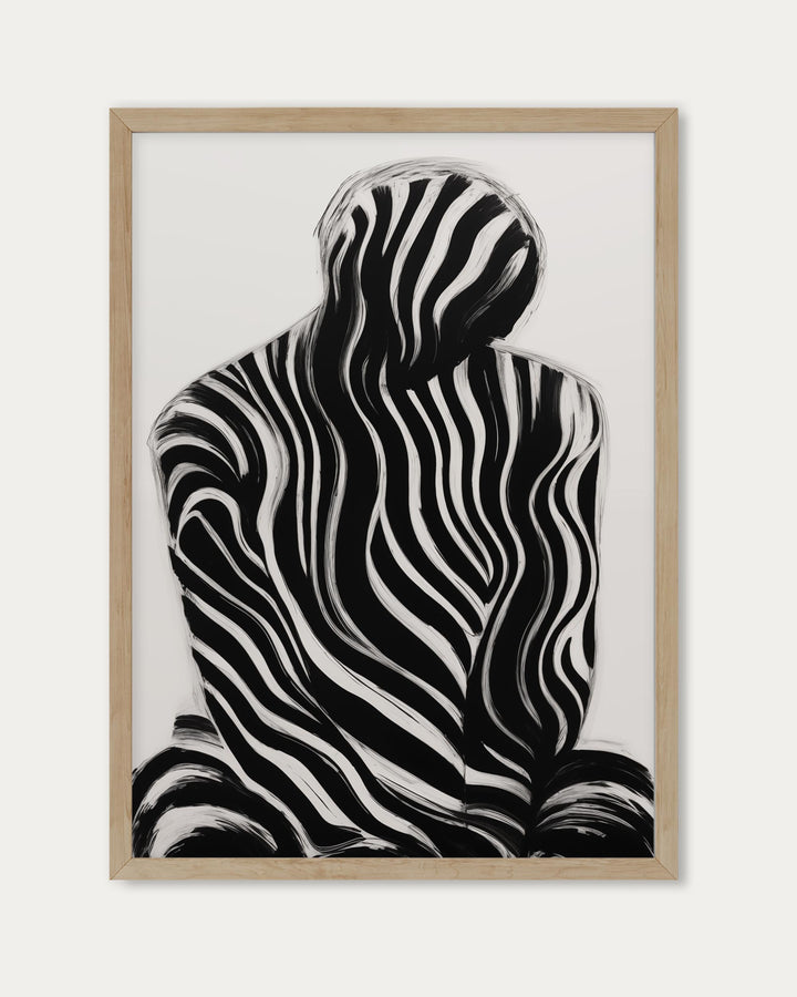 Monochrome Shadows III Art Print