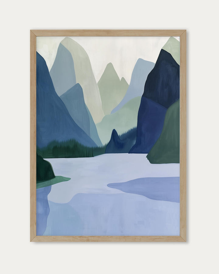 The Lake Wall Art Print