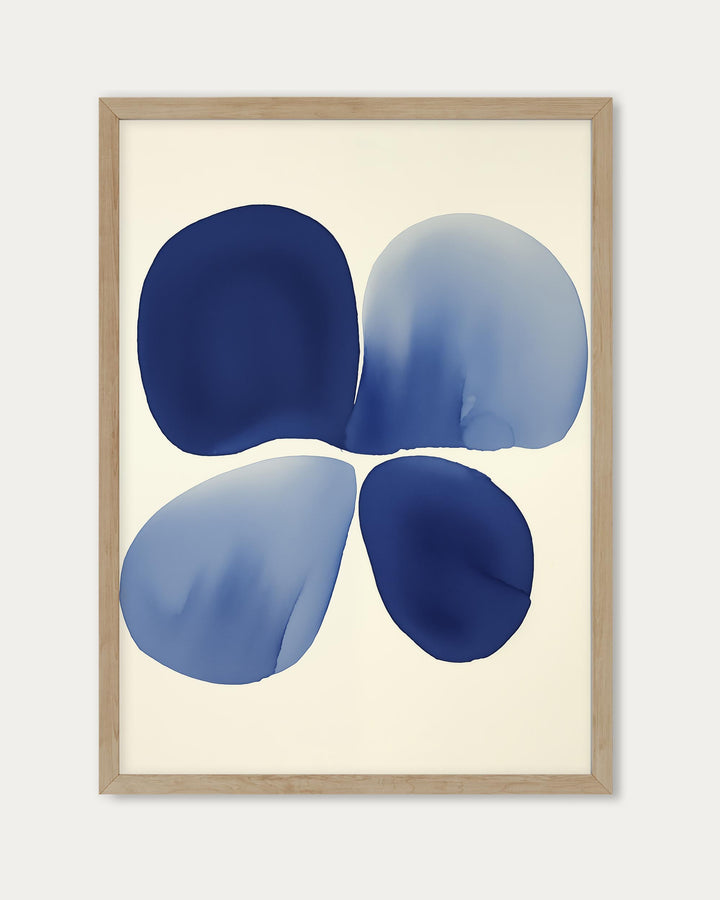 Organic Blue Art Print