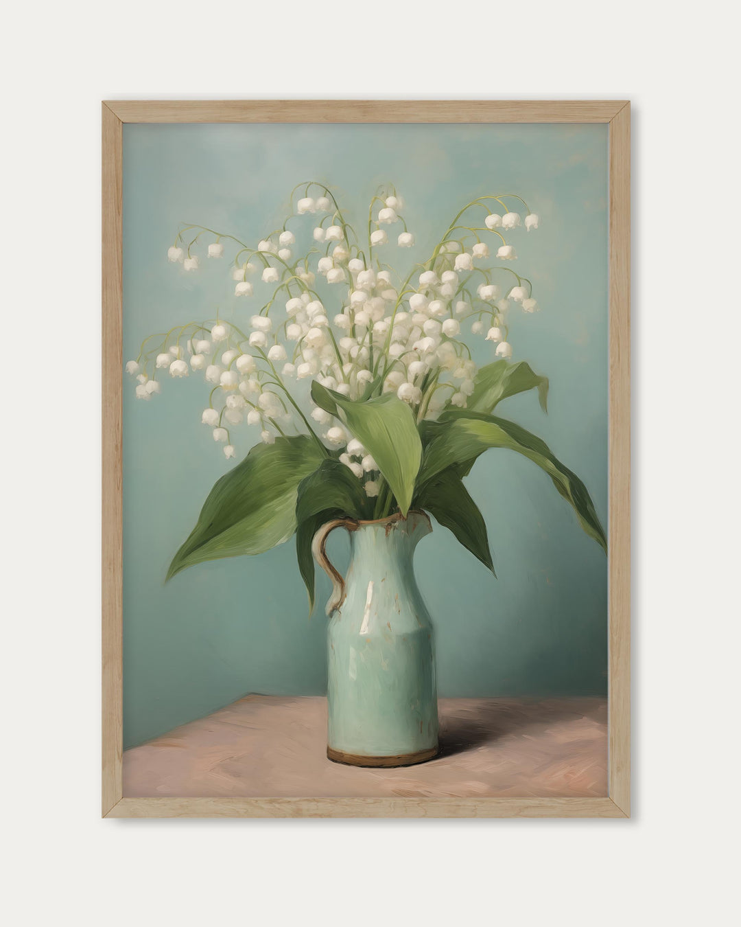 White Flowers Wall Art