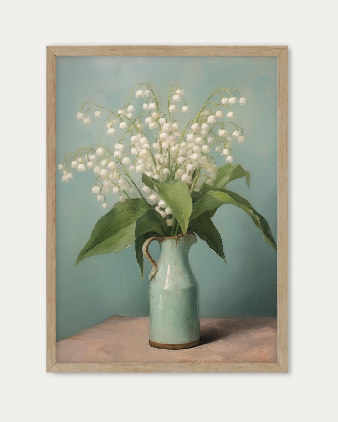 White Flowers Wall Art