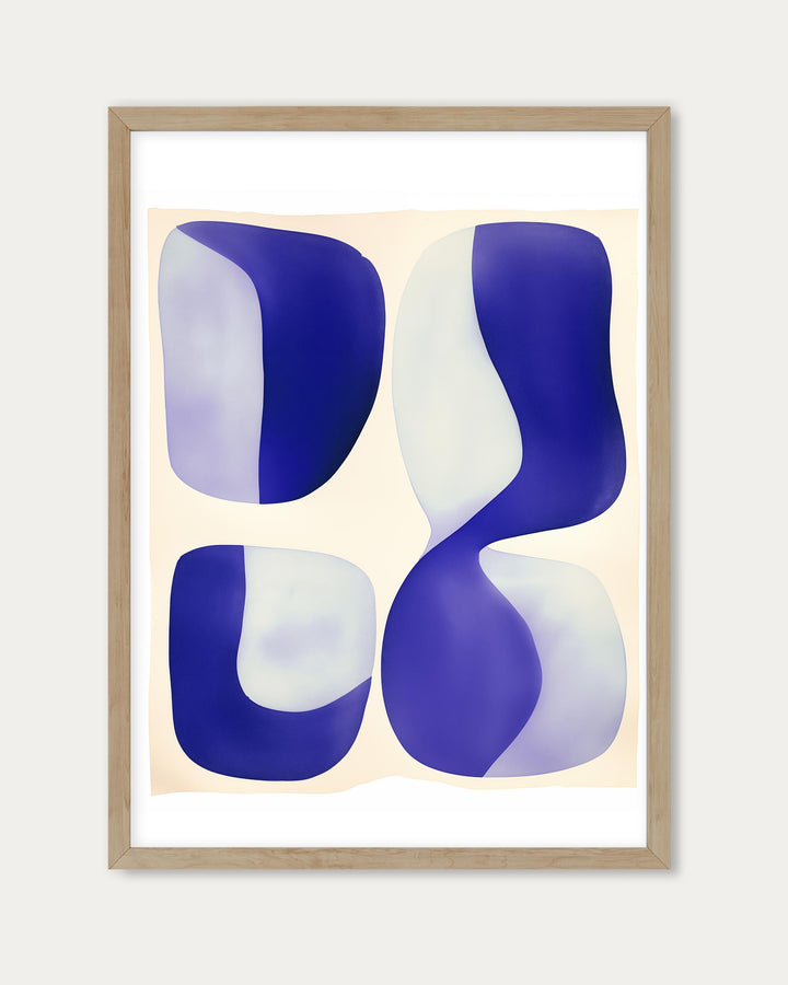 Organic Blue II Art Print