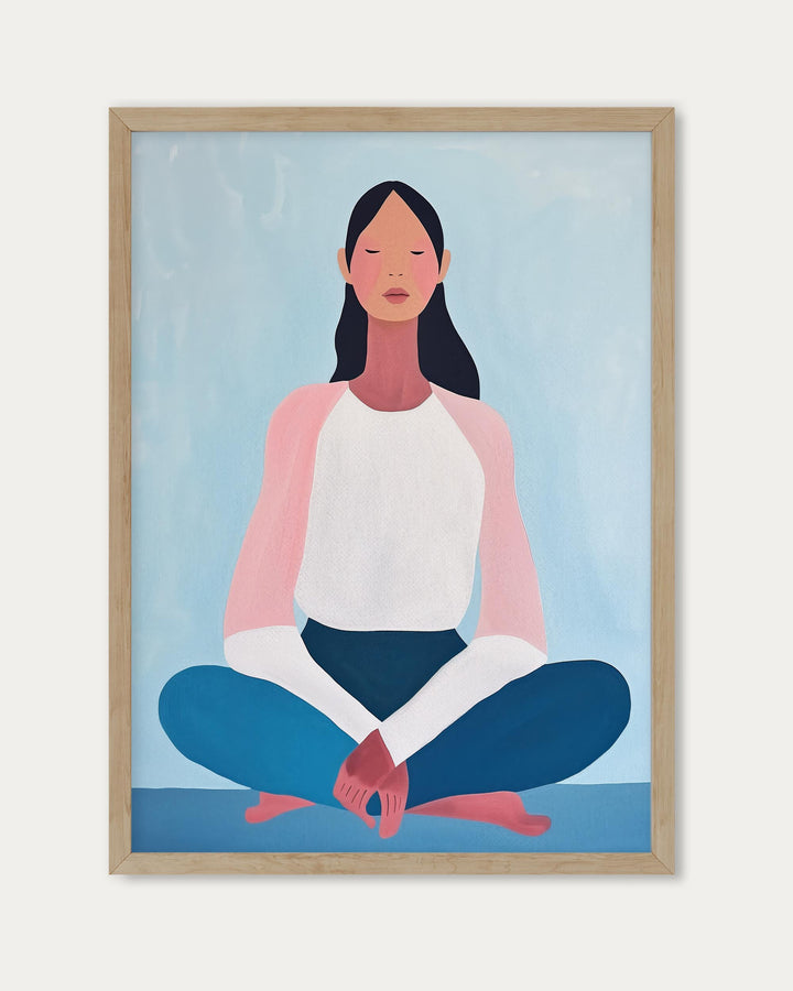 Meditate Wall Art Print