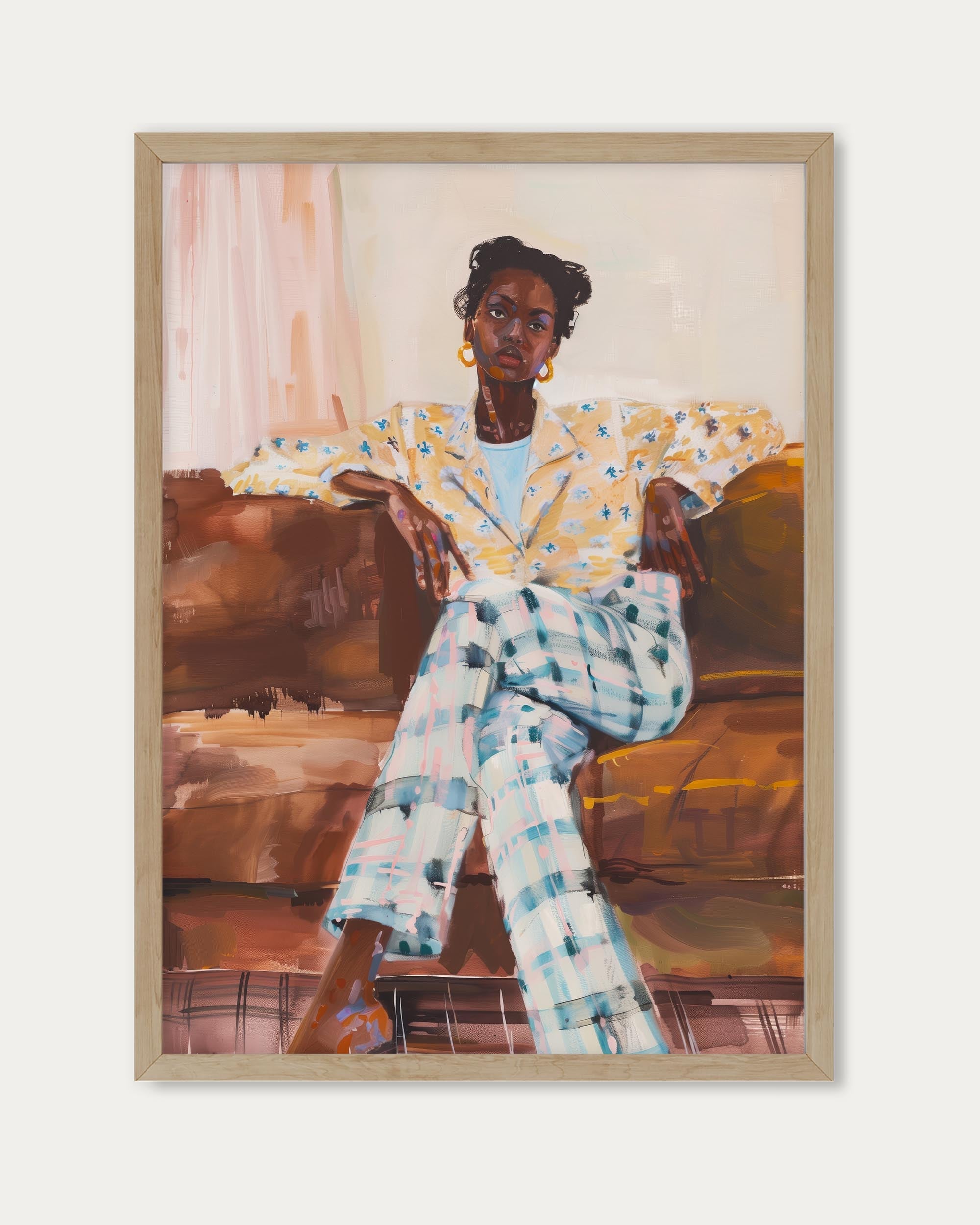 Pose Art Print