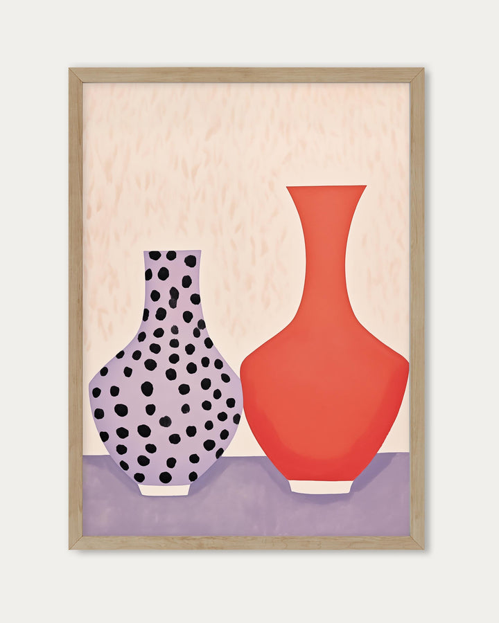 Two Vases Art Print