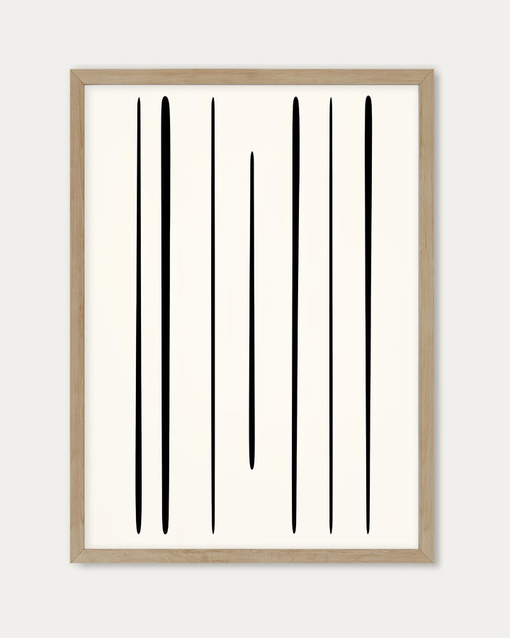 Vertical Line Art Print