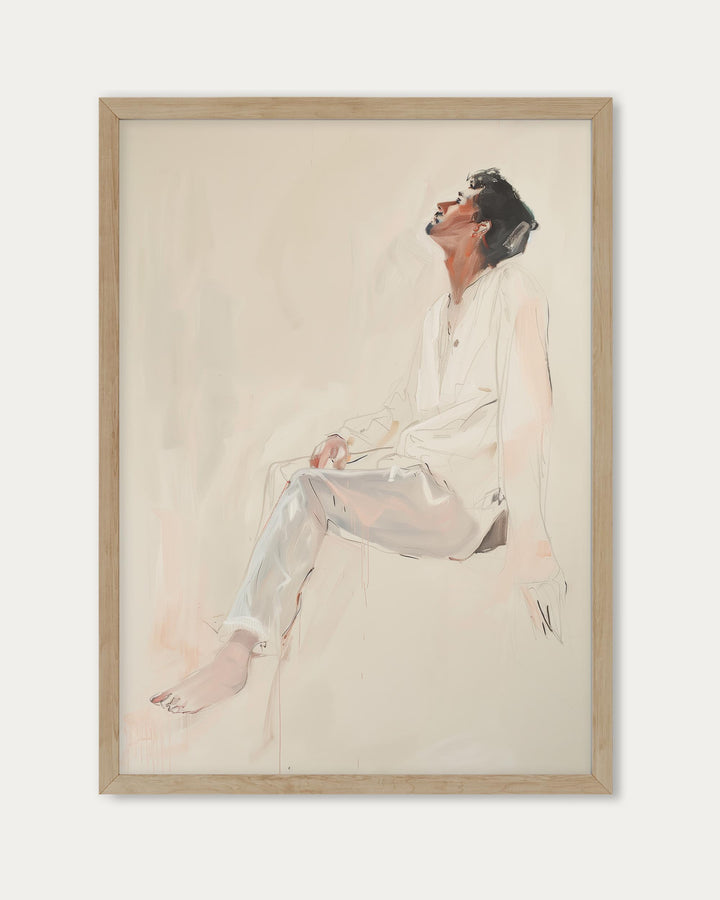 Figure Study Drawing Wall Art Print