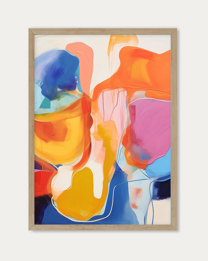 Abstract Valley Art Print