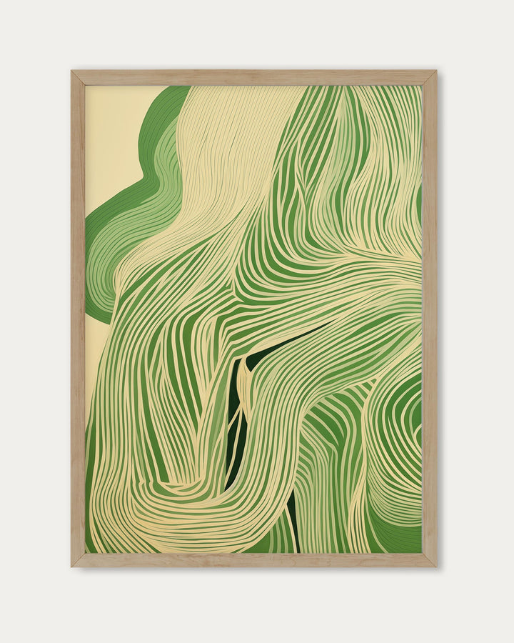 Green Wave II Art Print