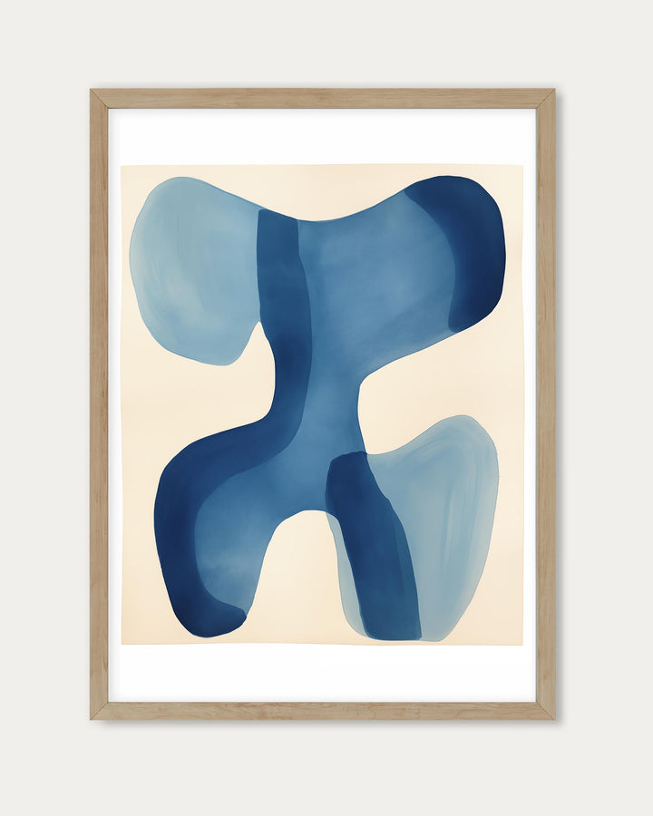 Organic Blue III Art Print