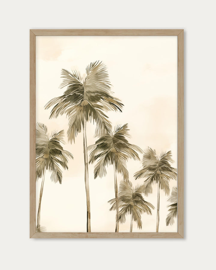 California Palms Wall Art Print