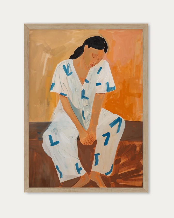 Going To Bed Wall Art Print