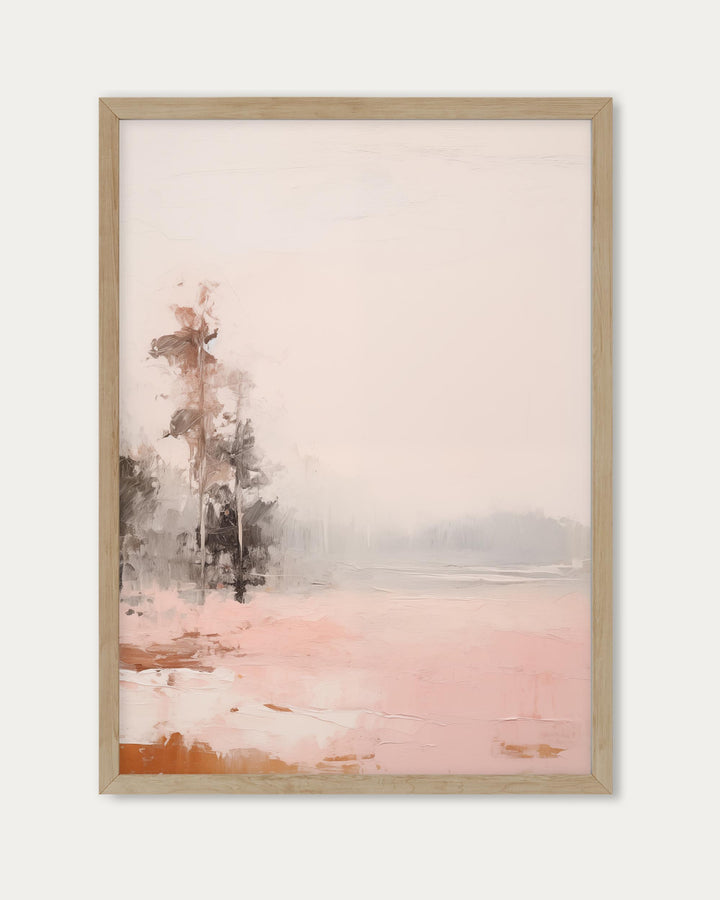Pink Shore Wall Art Print