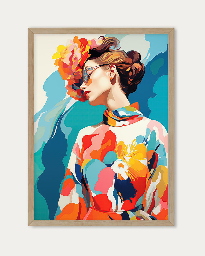 Vibrant Colours Dress Wall Art