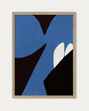Blue On Black Wall Art