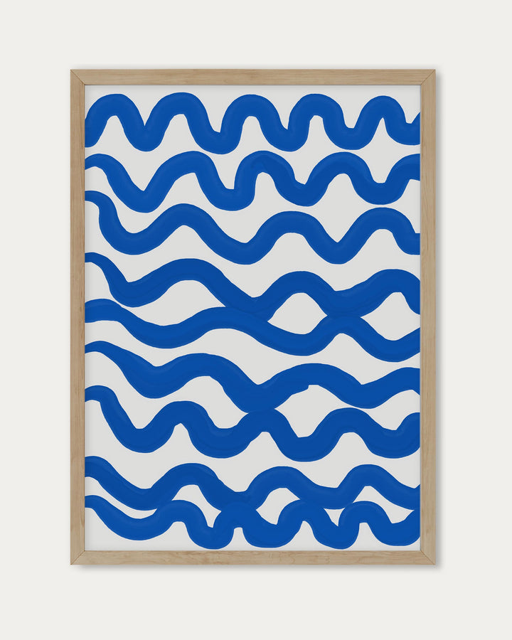 Blue Waves Art