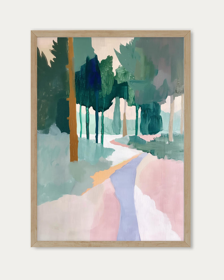 Forest Walk Wall Art Print